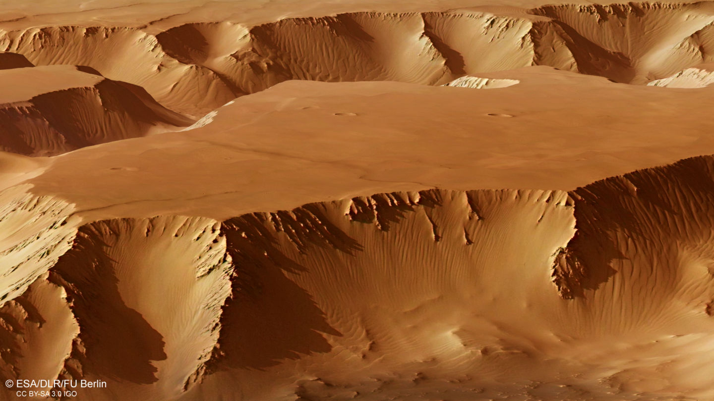 Mars Express Probe’s Breathtaking Photos of Mars Show the Red Planet’s Astonishing Beauty