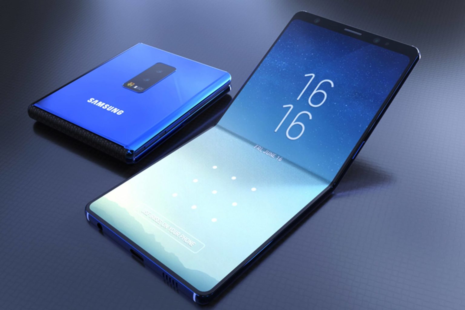 Samsungs Galaxy F, the Foldable Smartphone