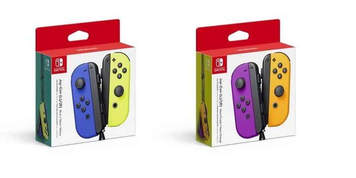 Two New Joy Con Colors and Better Switch Battery Life