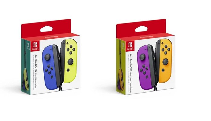 Two New Joy Con Colors and Better Switch Battery Life